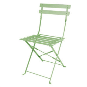 Αναδιπλούμενες καρέκλες από ατσάλι σε ανοιχτό πράσινο - Άνεση και αντοχή