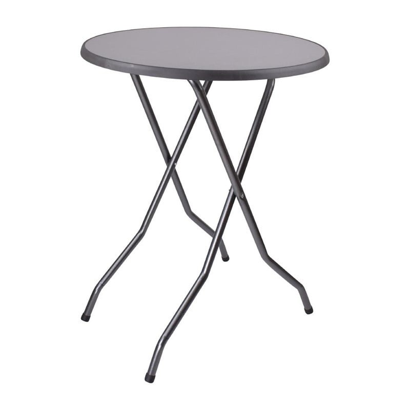 Στρογγυλό υψηλό τραπέζι αναδιπλούμενο 85cm σχεδιασμένο και ανθεκτικό
