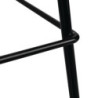 Black Bolero high stools - Industrial design in steel wire