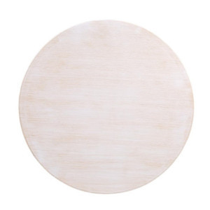 Στρογγυλό τραπέζι Βιντάζ λευκού χρώματος 600 χιλιοστών Bolero DY729