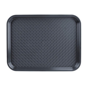 Self-service tray anthracite Olympia 340 x 450 mm - Resistant and elegant