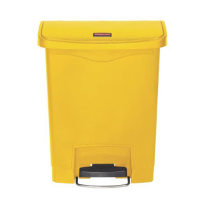 Κίτρινος Κάδος 30L Rubbermaid - Εξαιρετικά Ανθεκτικό Μπροστινό Πεντάλ