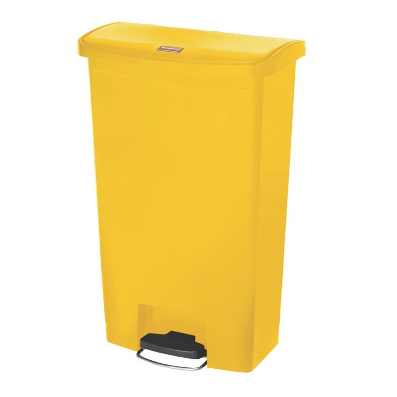 Front Pedal Large Yellow 68 L Rubbermaid Bin: Impeccable hygiene and professional practicality