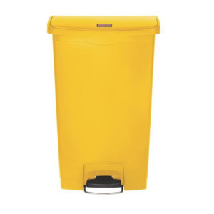 Front Pedal Large Yellow 68 L Rubbermaid Bin: Impeccable hygiene and professional practicality