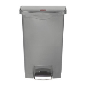 Front Pedal Gray 50L Trash Can - Hygienic & Practical | Rubbermaid