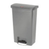 Front Pedal Gray 50L Trash Can - Hygienic & Practical | Rubbermaid