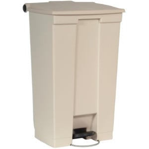 Μπεζ Κάδος με Πεντάλ 87L Rubbermaid Step-On: Ανθεκτικότητα και Υγιεινή