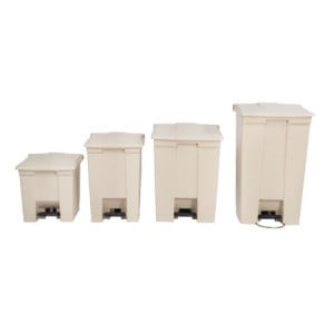 Μπεζ Κάδος με Πεντάλ 87L Rubbermaid Step-On: Ανθεκτικότητα και Υγιεινή