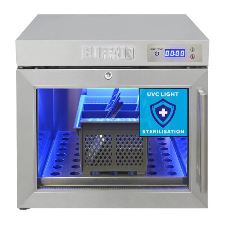 Buffalo FS130 Countertop UVC Sterilization Cabinet - Enhanced Hygiene and Safety