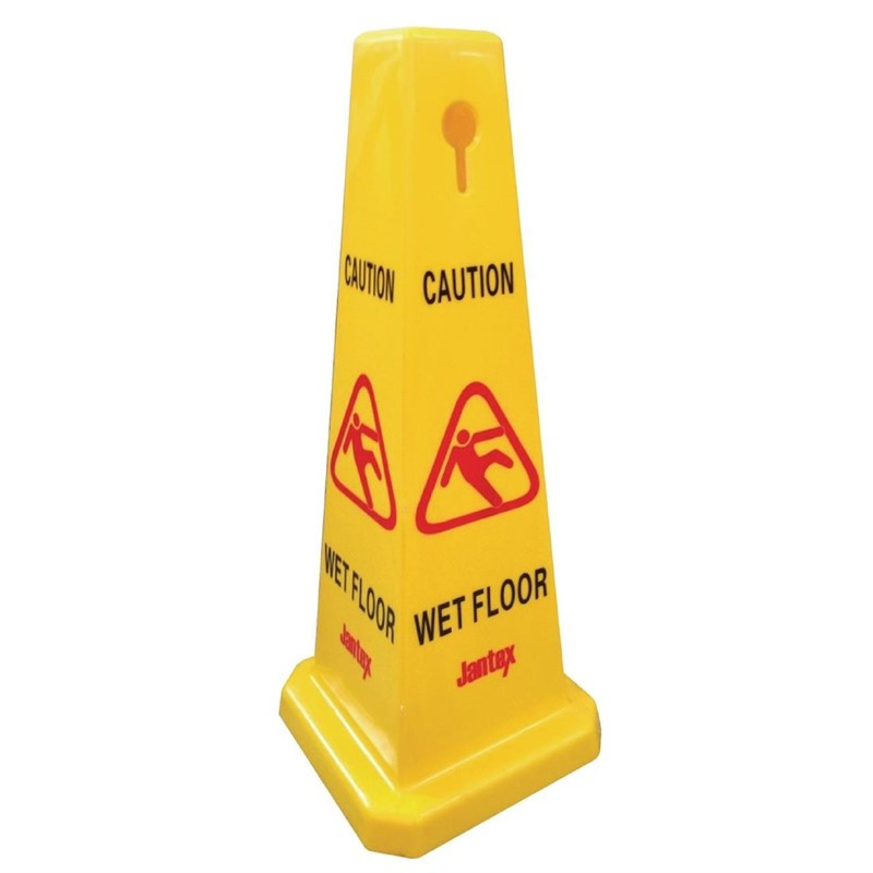 Slippery Floor Sign Cone Jantex | Optimal safety and increased visibility