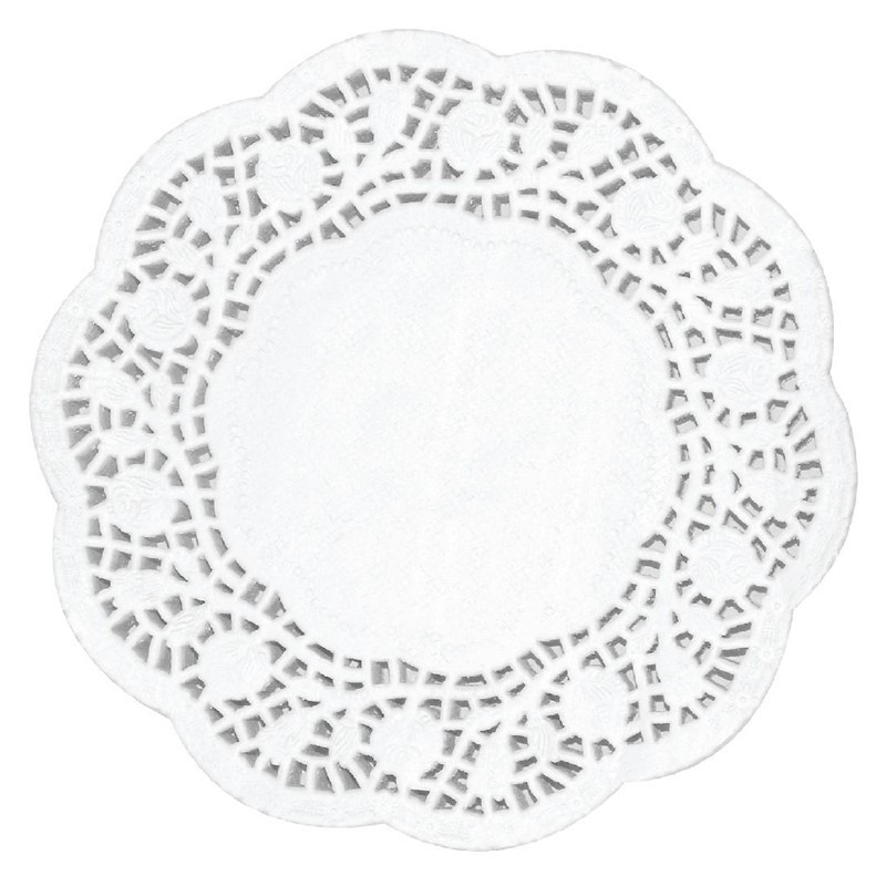 Round paper doilies 165mm Pack of 250 - Olympia brand