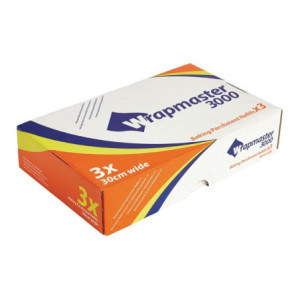 Parchment paper 50m x 300mm - Pack of 3 Wrapmaster GM214