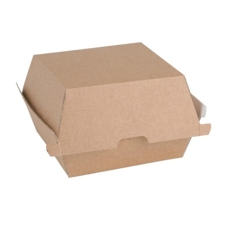 Small Compostable Hamburger Boxes 105mm: Eco-friendly solution in kraft