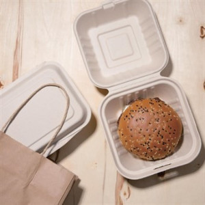 Βιοδιασπώμενες σακούλες hamburger από φυτικές ίνες 152 χιλιοστά - Πακέτο 500 τεμαχίων - Οικολογία και λειτουργικότητα στην επαγγ