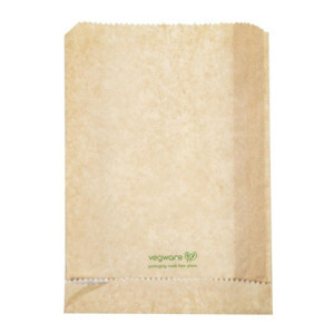 Compostable Hot Snack Bags 229 x 165 mm - Pack of 500 Vegware