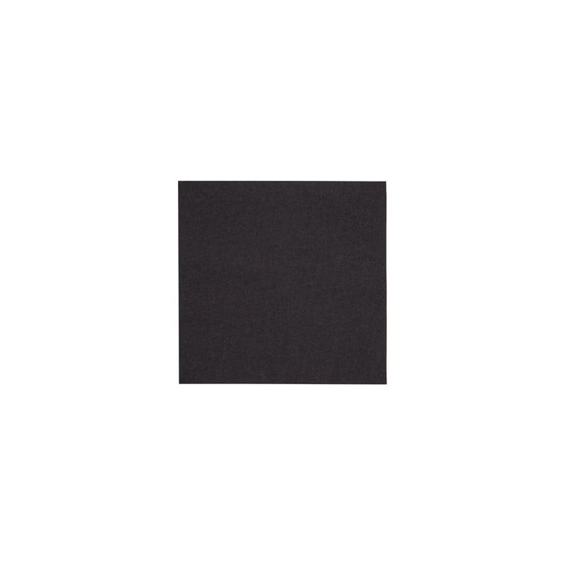 Black 2-Ply Napkins 330 mm - Pack of 2000 Snacking Eco-Friendly