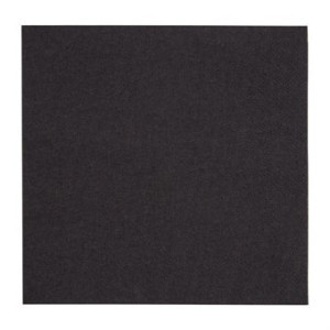 Black 2-Ply Napkins 330 mm - Pack of 2000 Snacking Eco-Friendly