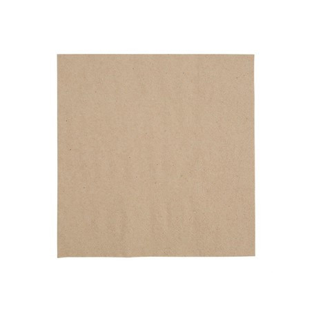 Recycled 2-Ply Snacking Napkins 330 mm Kraft - Pack of 2000