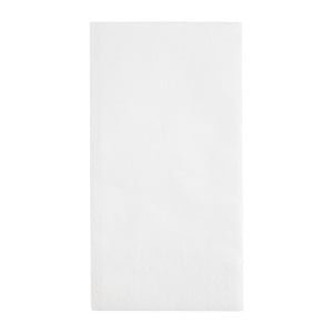 Snacking Napkins 2 Ply 330mm White, Pack of 2000 - 1/8 Fold Recyclable