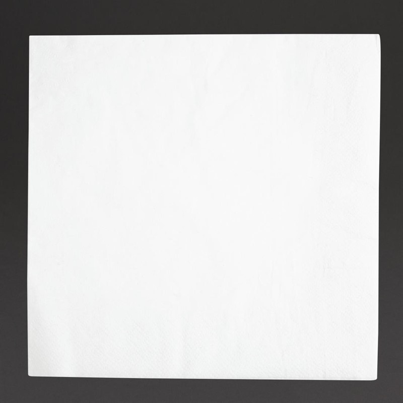 Dinner Napkins 2 Ply 1/4 Fold 400 mm White | Pack of 2000 - Eco-friendly & Practical