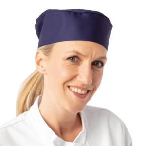 Σκούφος Μαγειρικής Μπλε Λευκός Ενδυμασία Σεφ A204 - Άνεση και Στυλ! Ξεχωρίστε στην Κουζίνα!