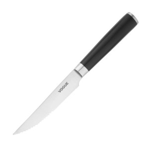 Δοντωτό μαχαίρι Vogue 115mm από ανοξείδωτο ατσάλι επαγγελματικής ποιότητας και ανθεκτικό.