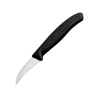Μαχαίρι Victorinox με λάμα μήκους 8 εκατοστών σε μαύρο χρώμα: ακρίβεια και άνεση εγγυημένες