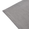 Grey linen table napkins 400 x 400 mm - Set of 12 - Olympia