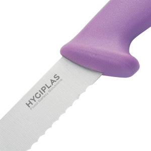 Μαχαίρι Ψωμιού Hygiplas Μωβ 200 χιλιοστά: Κόβει εύκολα!