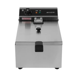 Επαγγελματική Φριτέζα 10 L 3000 W Inox — Θερμοστάτης