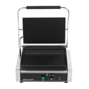 Grill Panini Pro 2200 W Grooved 340x220 mm Stainless Steel