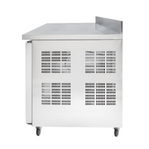 Table Réfrigérée 2 Portes GN1/1 - Dynasteel: Froid ventilé, Prof. 700, Inox