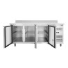 Refrigerated Table 3 Doors GN1/1 - Depth 700 with Backsplash | Dynasteel