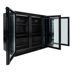 Ψυγείο μπαρ με πίσω πλακέτα - 3 γυάλινες πόρτες Dynasteel: ποιότητα και προηγμένες λειτουργίες για επαγγελματίες.