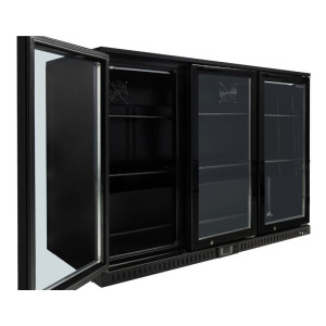 Refrigerated Back Bar Skinplate - 3 Swing Glass Doors - 328 L - Dynasteel