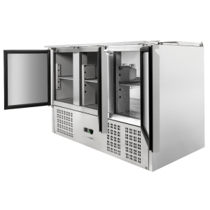 Saladette Compacte 3 Portes - Με Συρόμενο Καπάκι - Dynasteel