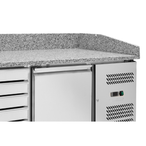 Pizza Cabinet 600x400 - 1 Door and 7 Drawers - Dynasteel