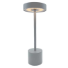 Touch Table Lamp Aluminum - Roby Light Gray - Lumisky