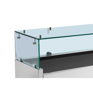 Refrigerated Display Saladette - 9 x GN 1/3 - Dynasteel