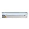 Refrigerated Countertop Saladette with Glass - 9 x GN 1/3 - Dynasteel