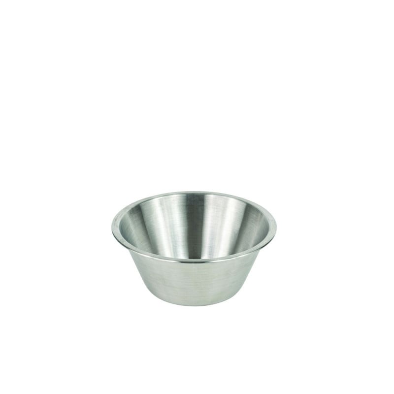 Flat-Bottom Stainless Steel Basin 24 cm - Professional Quality and Elegance