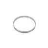 Stainless Steel Tart Ring with Rolled Edge - Gobel Ø200mm