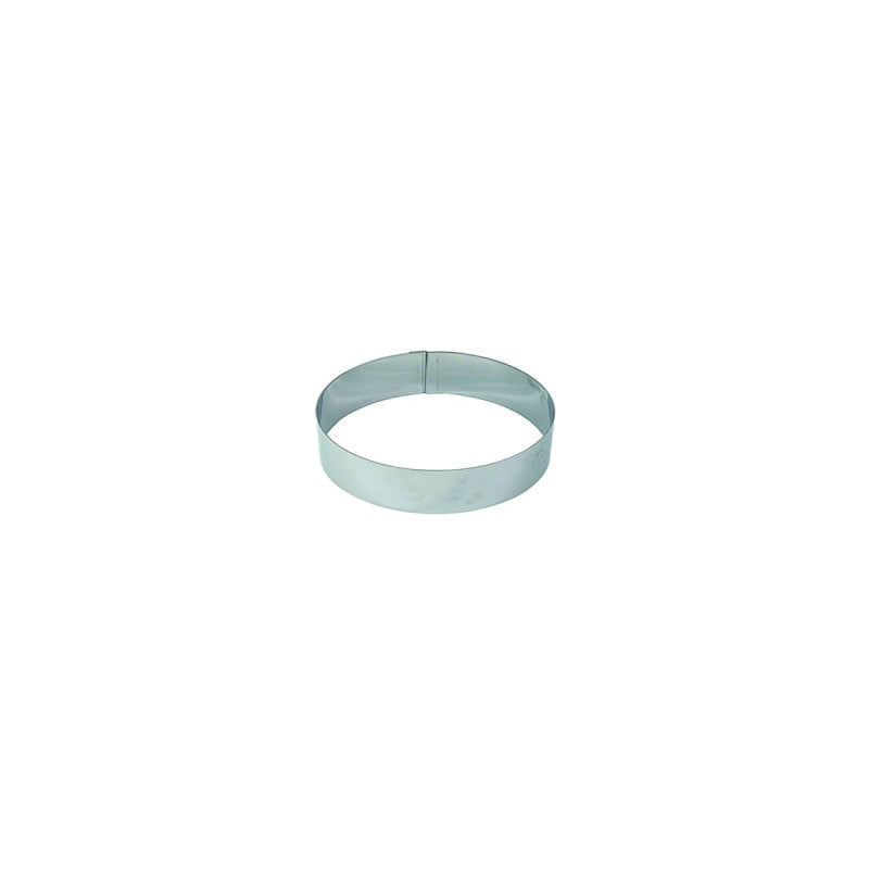 Stainless Steel Mousse Ring Ø90 mm Gobel - Professional Pastry