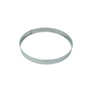 Stainless Steel Mousse Ring Ø200 mm Gobel - Professional Quality