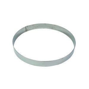 Stainless Steel Mousse Ring Ø240 mm - Robust and Elegant