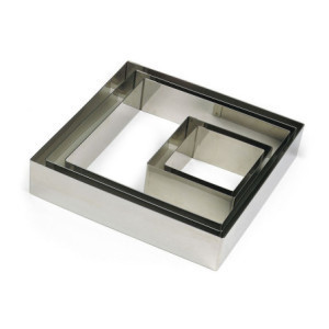 Stainless Steel Mold 180x180 mm - Gobel, professional quality