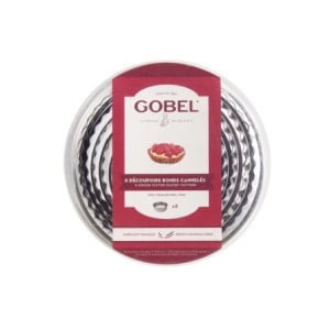 Découpoirs Ronds Cannelés ⌀ 30 à 100 mm - Lot de 8 - Gobel