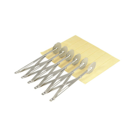 Stainless Steel Pasta Divider 6 Wheels - Gobel: French Dough Cutter