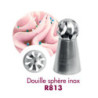 Stainless steel sphere nozzle ⌀ 24 mm Gobel - Pastry accessory