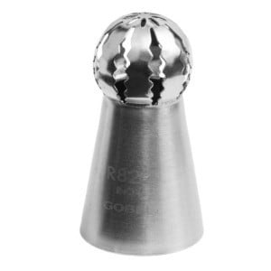 Stainless steel sphere nozzle Gobel R822 - Ø 24 mm | Professional pastry accessory